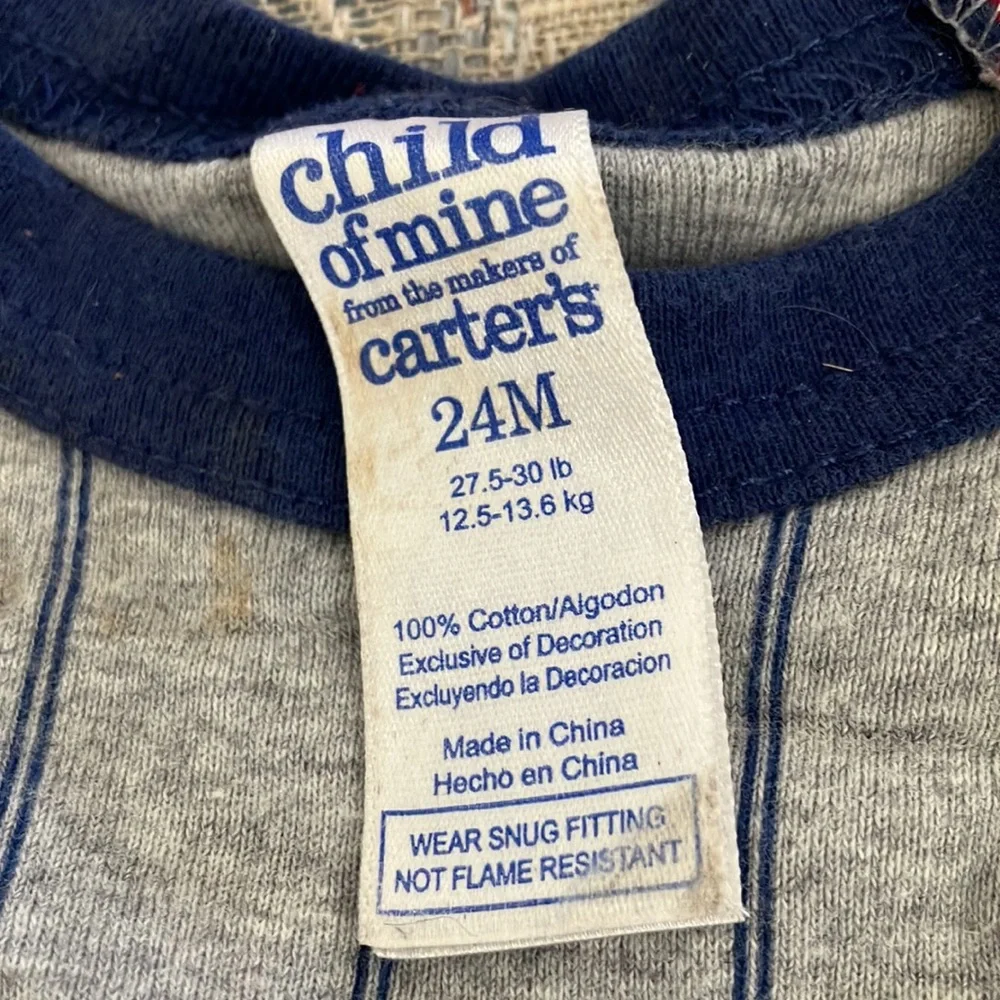 Carters baseball sleep top 24 months